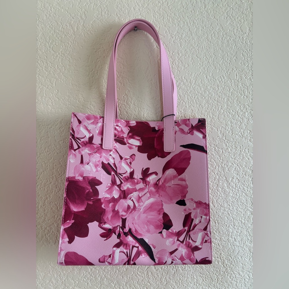 Ted Baker Pink Floral Tote Bag